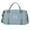 Blue, variant on 50% Off Clear! Travel Duffle Bag For Women Sport Gym Tote Bag With Toiletry Bag Large Overnight Bag For Women Girls Travel Gym Bag For Labor White