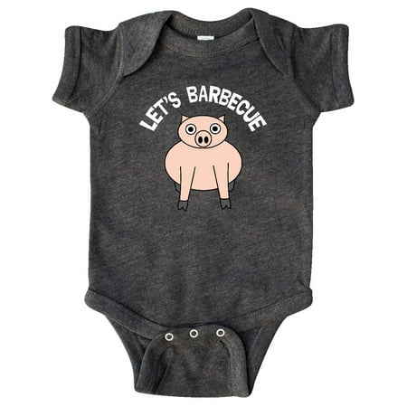 

Inktastic Let s Barbecue White Text Gift Baby Boy or Baby Girl Bodysuit
