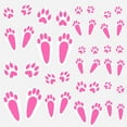 thumbnail image 1 of Pegatinas con estampado de de Pascua, calcomanías para el suelo, pegatinas para ventanas, pegatinas con huellas de conejo, adhesivos Macarena Calcomanías de piso, 1 of 8