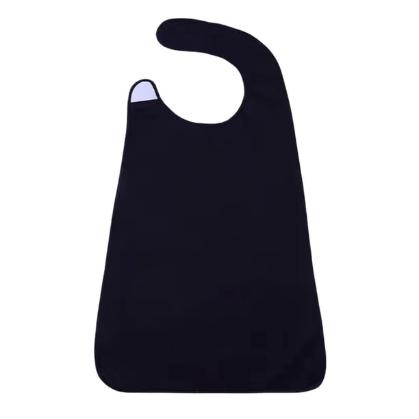 Manta para sofá, babero para adultos, hombres y mujeres, paño de comer para personas mayores y discapacitadas, babero ajustable, protectores de ropa, baberos de algodón lavables.