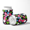 thumbnail image 5 of Carolines Treasures CJ1038-UCC Letter U Initial Monogram - Polkadots And Pink Can Or Bottle  Hugger, 5 of 5