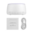 thumbnail image 2 of Riwcyla Desktop Rechargeable White Noise Machine Sleep Therapy Sound Machine 30 Soothing Sounds 30min60min TimerLoop Playback Connection with Colorful Touch Control Night for Adults Relaxing Me, 2 of 6