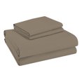 thumbnail image 2 of Aireolux 600 Thread Count 100% Cotton Ultra Soft Sateen Sheet Sets Queen Khaki, 2 of 8