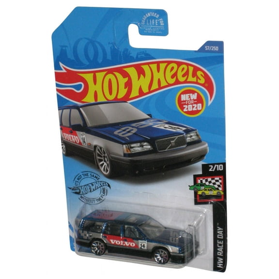 Hot Wheels HW Race Day 2/10 (2020) Blue Volvo 850 Estate Toy Car 57/250