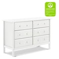 thumbnail image 3 of DaVinci Jayden Commode Double Grand à 6 Tiroirs, Blanche, 3 of 9