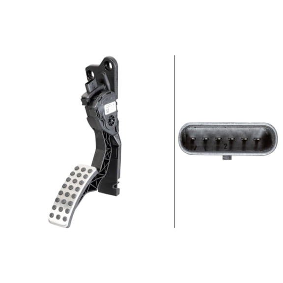 HELLA 933966721 Accelerator Pedal Sensor