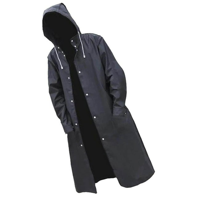 Reusable Raincoat Womens Mens Poncho Ponchos with Quick-Drying Adult Hiking Rainwear M