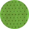 thumbnail image 1 of Ahgly Company Indoor Round Abstract Green Modern Area Rugs, 6' Round, 1 of 4