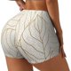 thumbnail image 1 of Fotbe Elegant Gold Leaf Pattern Shorts Sin Costuras – Shorts Deportivos de Cintura Alta para Mujer, Elásticos para Gimnasio, Yoga, Running o Ciclismo-XX-Large, 1 of 8