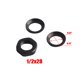 thumbnail image 1 of Steel 1/2x28 5/8x24 Nuts With Crush Washer 308 9mm Black, 1 of 1