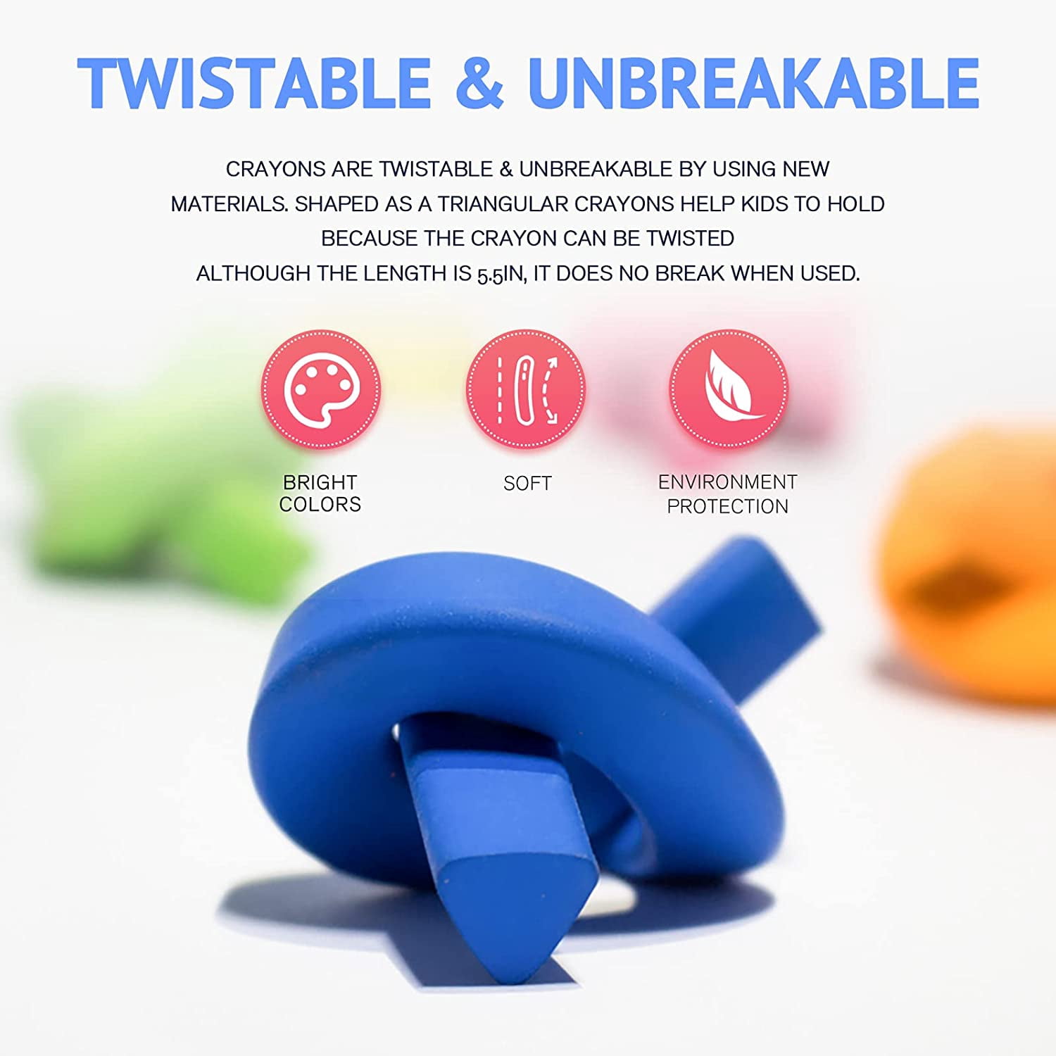 Flexcils SL001001 Newfangled Twistable Crayons, Multi Color
