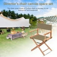 thumbnail image 3 of Replacement Seat Covers Canvas for Director's Chair, Director Chair Canvas Replacement Cover Kit, Khaki Chair Cover Oxford Cloth Replacement Cover for Home Director Chair, 3 of 8
