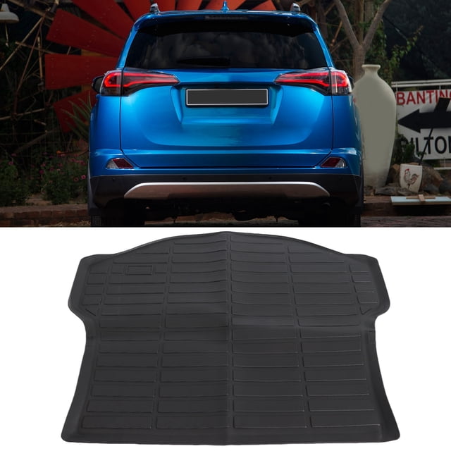 Trunk Mat, Trunk Liner TPE Rubber PT908-42135 Precise Fit Replacement for 2013-2018 for Vehicle