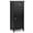 Black, variant on Costway Wooden Bathroom Floor Storage Cabinet Organizer with Drawer Adjustable Shelf White