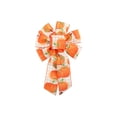 thumbnail image 2 of Aoznliie Fall Ribbon Bows, 5 Pack Woven Fabric Bows for Thanksgiving, 14x8 inch Orange Ribbon Bows for Wreath Table Decor, Multicolor, 2 of 7