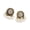 2#, variant on Piercing Round Indian Jhumka Earring Ethnic Green CZ Trendy Earring For Wedding-3#
