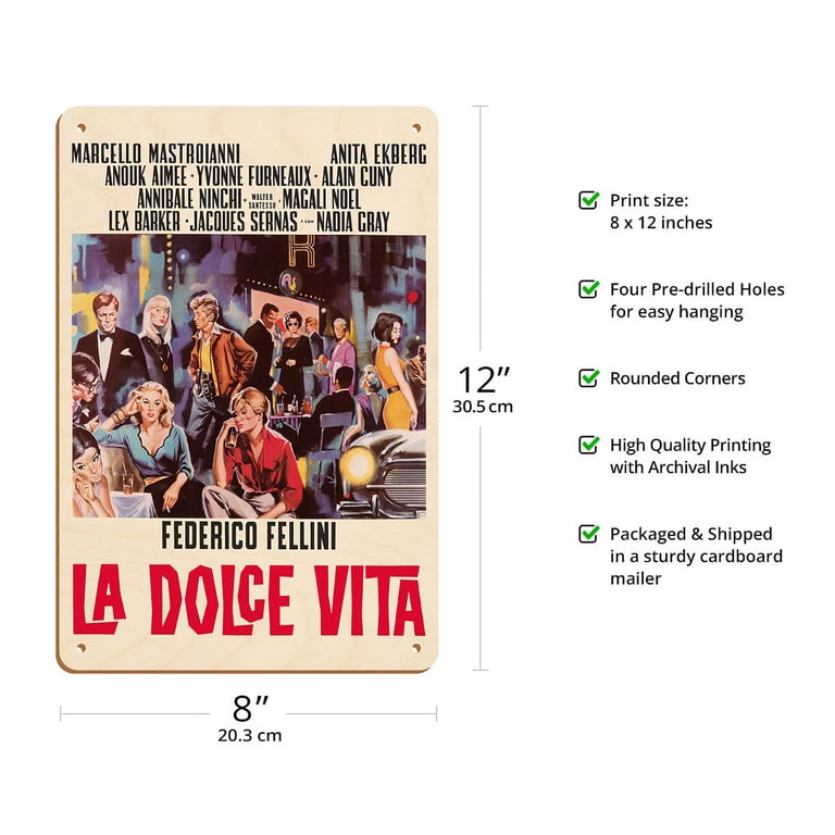 Federico Fellini's La Dolce Vita - with Marcello Mastroianni Anita