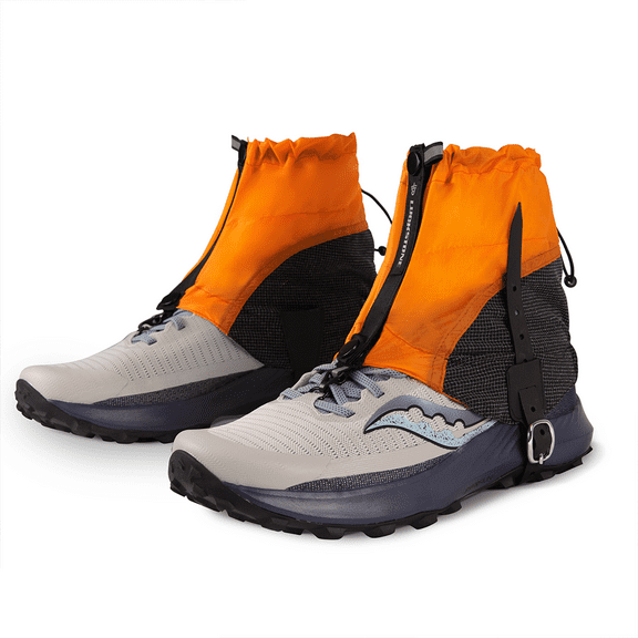 Waterproof Anti-Tear Ankle Gaiters Ultra-Light Silicone Coated Trail Gaiters Low Ankle Gators for Outdoor Hiking Walking