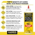 thumbnail image 4 of Harris Boric Acid Roach Killer Powder with Lure, Indoor Use, 16oz, 4 of 8