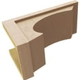 thumbnail image 6 of 10"W x 20"D x 10"H Wide Emerson Rough Cedar Woodgrain TimberThane Corbel, Primed Tan, 6 of 6