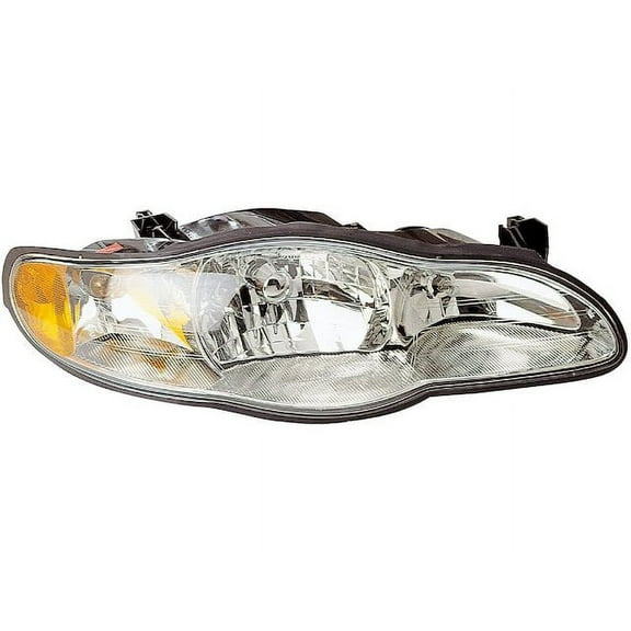 Left Headlight Assembly - Compatible with 2000 - 2005 Chevy Monte Carlo 2001 2002 2003 2004