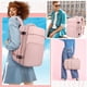 thumbnail image 5 of Mochila de viaje ZOMFELT para portátil de 15.6 pulgadas para mujer y hombre, color rosa, 5 of 7
