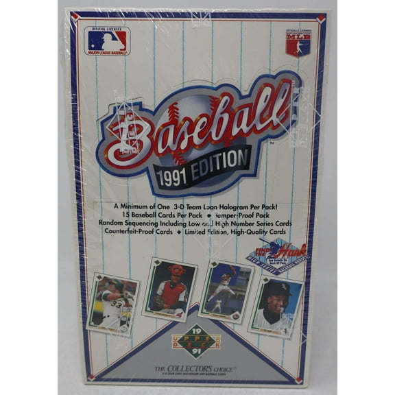 1991 Upper Deck Baseball High Series Box