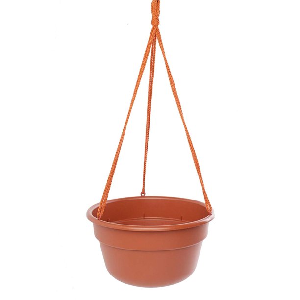 Available DCHB1046 Dura Cotta Hanging Basket/Planter, 10Inch, Terra