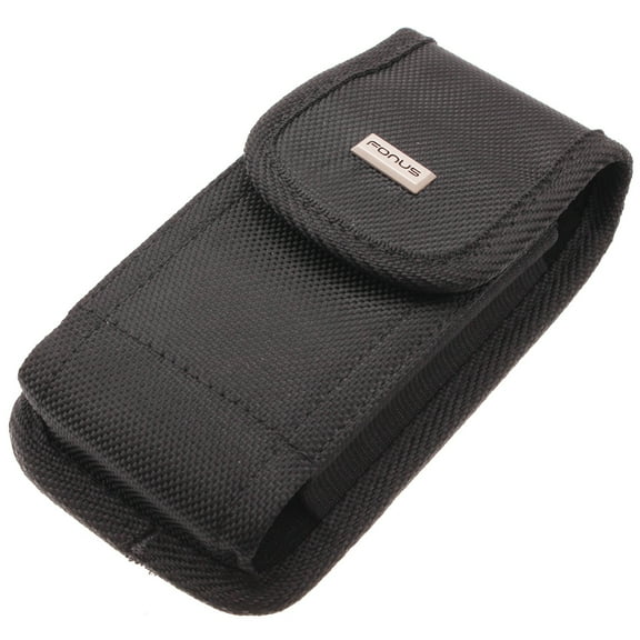 Swivel Case Belt Clip for #device_series - Holster Rugged Cover Pouch Carry Protective Black Canvas L4V for iPhone 13 Mini,12 Mini,SE (2022)