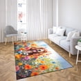thumbnail image 4 of Welcome Spring Summer Cocker Spaniel Portrait Flower Blue Sky Indoor Rug Cockers Dog Lover Gifts Carpet Living Bed Room Sofa Home Decor - 12001, 4 of 5