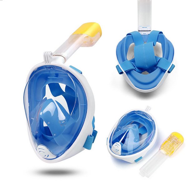 Full Face Snorkel Mask Scuba Diving Swimming Easy Breath Underwater