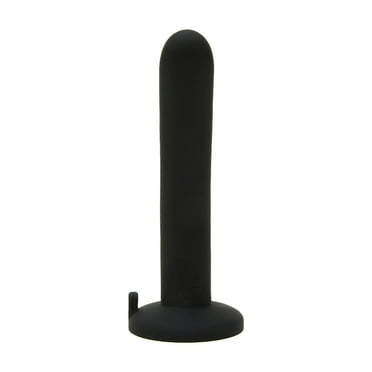 Me You Us Slim Beginners 5" Silicone Vibrating G-spot Dildo, Black