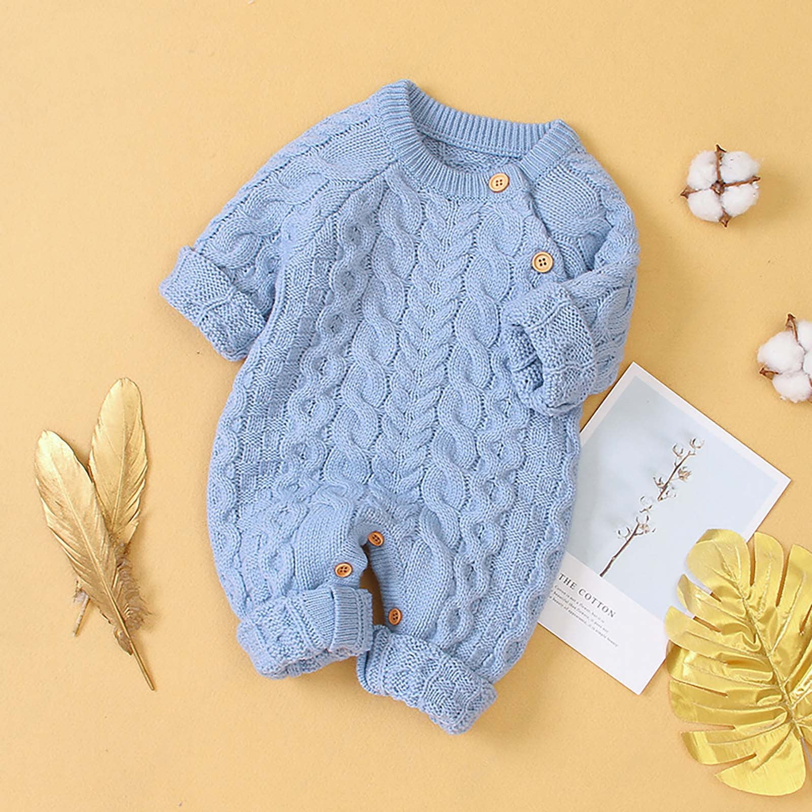 Coerni Unisex Baby Jumpsuit New Born Baby Boy Girl Romper Jumpsuit Outfits Clothes Boy Fall Baby Clothes 3 6 9 12 Months