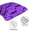 thumbnail image 6 of Halloween Throw Pillow Covers, halloween bat elements Square Pillow Cases with Invisible Zipper for Halloween Decorations, Farmhouse Halloween Decor 16x16, 6 of 7