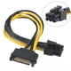thumbnail image 3 of 2023 NEW 15 Pin SATA Power To 6 Pin PCI Express Adapter Cable Power Supply Cable 20CM Wholesale GPU Card Power Adapter Cable, 3 of 5