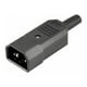 thumbnail image 1 of Methold Enchufe de cableado ABS de 3 pines, portátil, de alta conductividad, 10A, 125-250V, pieza de conector de alimentación automotriz para Adaptadores de corriente Masculino, 1 of 6