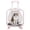 Light Pink-B, variant on Cat Stroller Bubble, Cat Stroller Clear Bubble with Ventilation Holes, Silent Wheels, Convenient Portable Cats Dogs Backpack for Travel