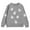 1#Grey, variant on Kiijoy Girls Halloween Sweatshirt Cartoon Ghost Print Casual Pullover Top, Sizes 3-4