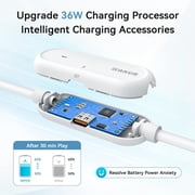 16ft Premium VR Link Cable with Charging, USB 3.0 Compatible with Meta Quest 3s, Oculus Quest 3/2/Pro, Pico 4, PC VR & Steam VR - Perfect White VR Accessory, Play While Charger