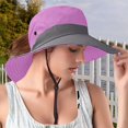 thumbnail image 2 of Kcolen Sun Hat for Women Packable Versatile Outdoor Wide Brim Sun Hat Hat for Men and Women Wide Brim Lightweight Design for Sports and Travel, 2 of 7