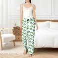 thumbnail image 4 of Balery St. Patrick's Day rainbows Pantalones de pijama para mujer, pijamas ultraligeros, pantalones de estar por casa-Small, 4 of 6