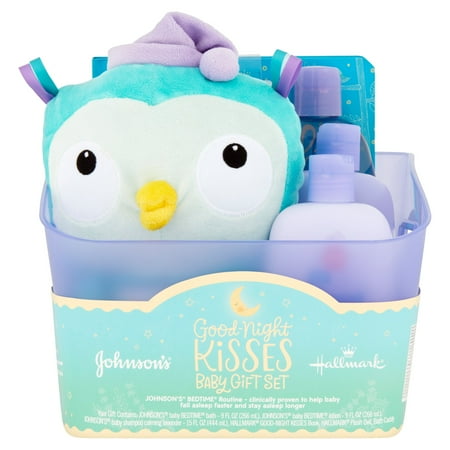 Baisers Heure du coucher Bonne nuit Johnson bébé Gift Set, 5 articles