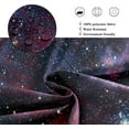 thumbnail image 5 of Outer Space Galaxy Stars Shower Curtain 72Wx72H Inch Nebula Universe Planet Purple Sky Starry Decor Fabric Set Polyester Waterproof for Bathroom with Metal Hooks 12 Pack, 5 of 6