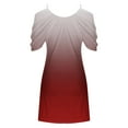 thumbnail image 4 of CEHVOM Robe Débardeur Décontractée d'Été à Imprimé Floral pour Femmes, Robe de Plage Épaules Dénudées, 4 of 5