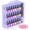 Purple, variant on Nail Polish Organizer Case for 48 Bottles Nail Polish Holder with Adjustable Divider, Gel Nail Polish Storage Double Side Organizer Case for Storage Display, Purple