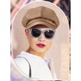 thumbnail image 6 of Minzimin Newsboy Caps for Women 8 Panel PU Leather Apple Cap Vintage Beret Hat Gatsbie Hat for Women Gift, 6 of 6