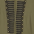 thumbnail image 5 of Outerwear Jackets for Women, YABCSAZ Women's Jacket Slim Fit Button-Decorated Blazer Casual Fashionable Lightweight Solid Color Soft Versatile Daily Outerwear, Army Green, 5 of 6