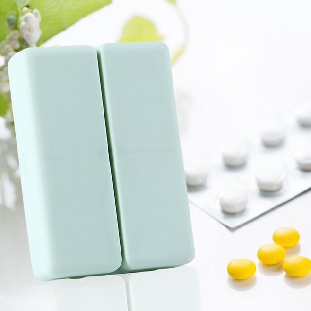 Pastillero Yinane 7 compartimentos Verde