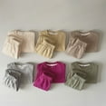 thumbnail image 4 of KAUOD Toddler Cotton Sweatshirts Set 2 Piece Plain Crew Neck Pullover Tops Joggers Sweatpants Sweatsuits Kids Tracksuits, 4 of 4