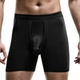 thumbnail image 1 of 5 Pack Mens Underwear Boxer Briefs Ice Silk Breathable Thin Comfortable Panties, 1 of 4